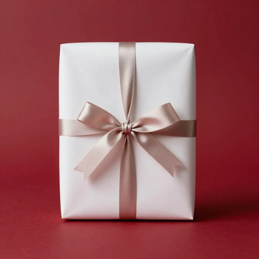 elegant gift wrapping example